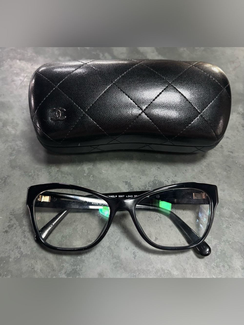 CHANEL 3307 c.943 Cat-eye Glasses - Picture 3 of 8